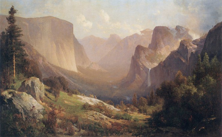 1.2 Malarstwo olejne-duży rozmiar - View_of_Yosemite_Valley_1871.jpg