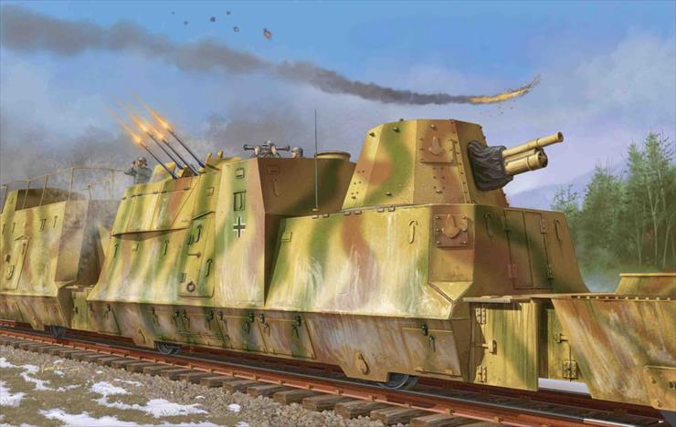 Polskie Pociągi Pancerne   Armored Trains of  the World Trains blinds - Panzerzge1 - pz6.jpg