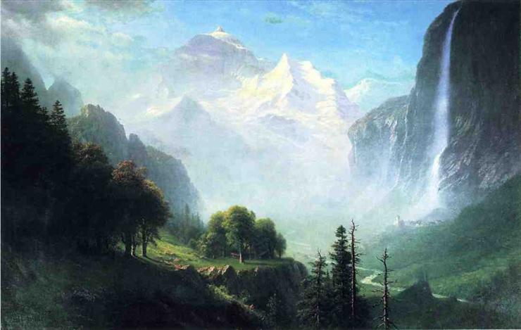 Albert Bierstads 1830  1902 - Bierstadt_Albert_Staubbach_Falls_Near_Lauterbrunnen_Switzerland.jpg